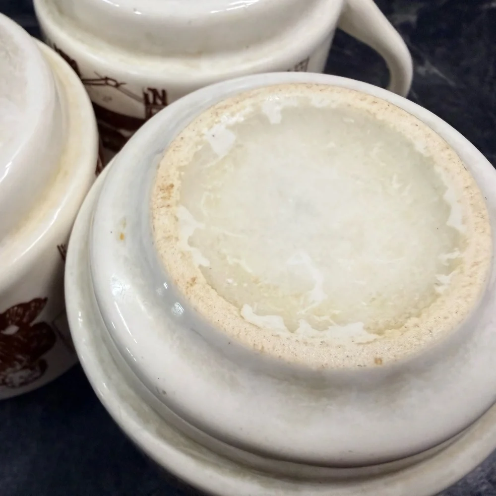 SEARS, ROEBUCK & CO 1906 Catalog Commemorative Ceramic Mugs (3)